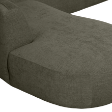 Laden Sie das Bild in den Galerie-Viewer, POLLY SOFA U-SHAPE LEFT WARM GREEN