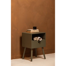Load image into Gallery viewer, OZZY NIGHTSTAND MDF WARM GREEN