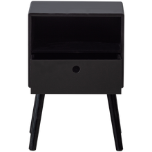 Load image into Gallery viewer, OZZY NIGHTSTAND MDF BLACK