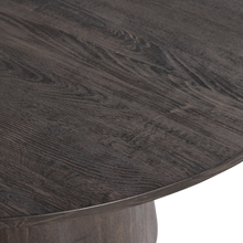 Load image into Gallery viewer, MAAN DINING TABLE ROUND MDF DARK BROWN O120CM