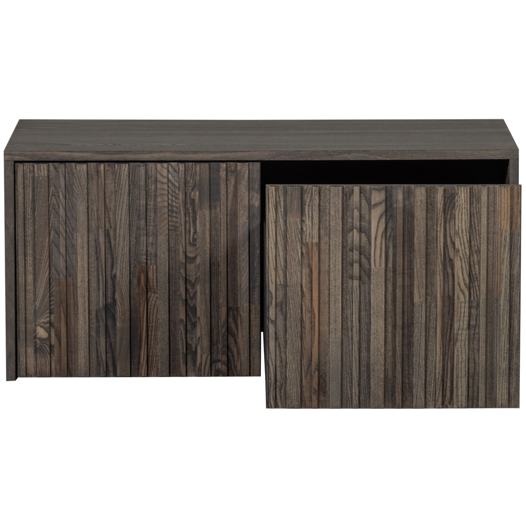 NEW GRAVURE BUNKBENCH ASH ESPRESSO [fsc]