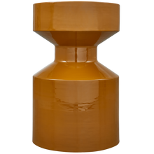 Laden Sie das Bild in den Galerie-Viewer, FERRY SIDE TABLE METAL HONEY YELLOW