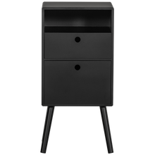 Load image into Gallery viewer, OZZY NIGHTSTAND HIGH WOOD BLACK