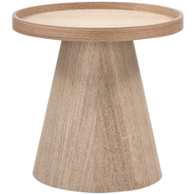 Load image into Gallery viewer, MAUD SIDE TABLE CONICAL MDF NATURAL 38xO39CM