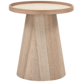 MAUD SIDE TABLE CONICAL MDF NATURAL 50xO45CM