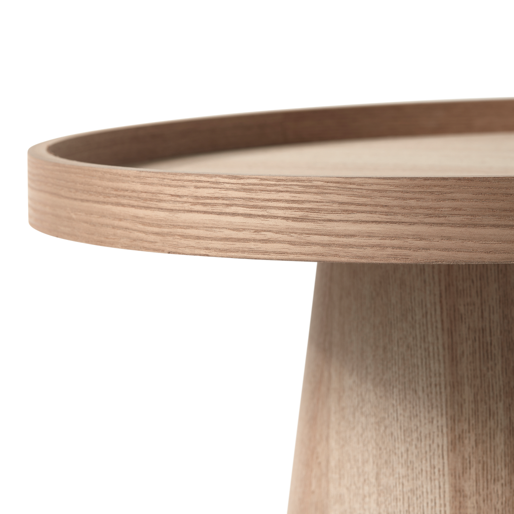 MAUD SIDE TABLE CONICAL MDF NATURAL 50xO45CM