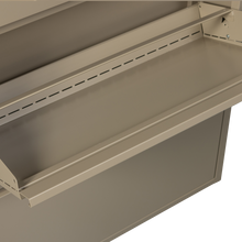 Laden Sie das Bild in den Galerie-Viewer, SABINE 3-COMPARTMENT SHOE CABINET METAL SAND