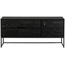 Laden Sie das Bild in den Galerie-Viewer, SILAS TV UNIT 120CM ASH BLACKNIGHT [fsc]