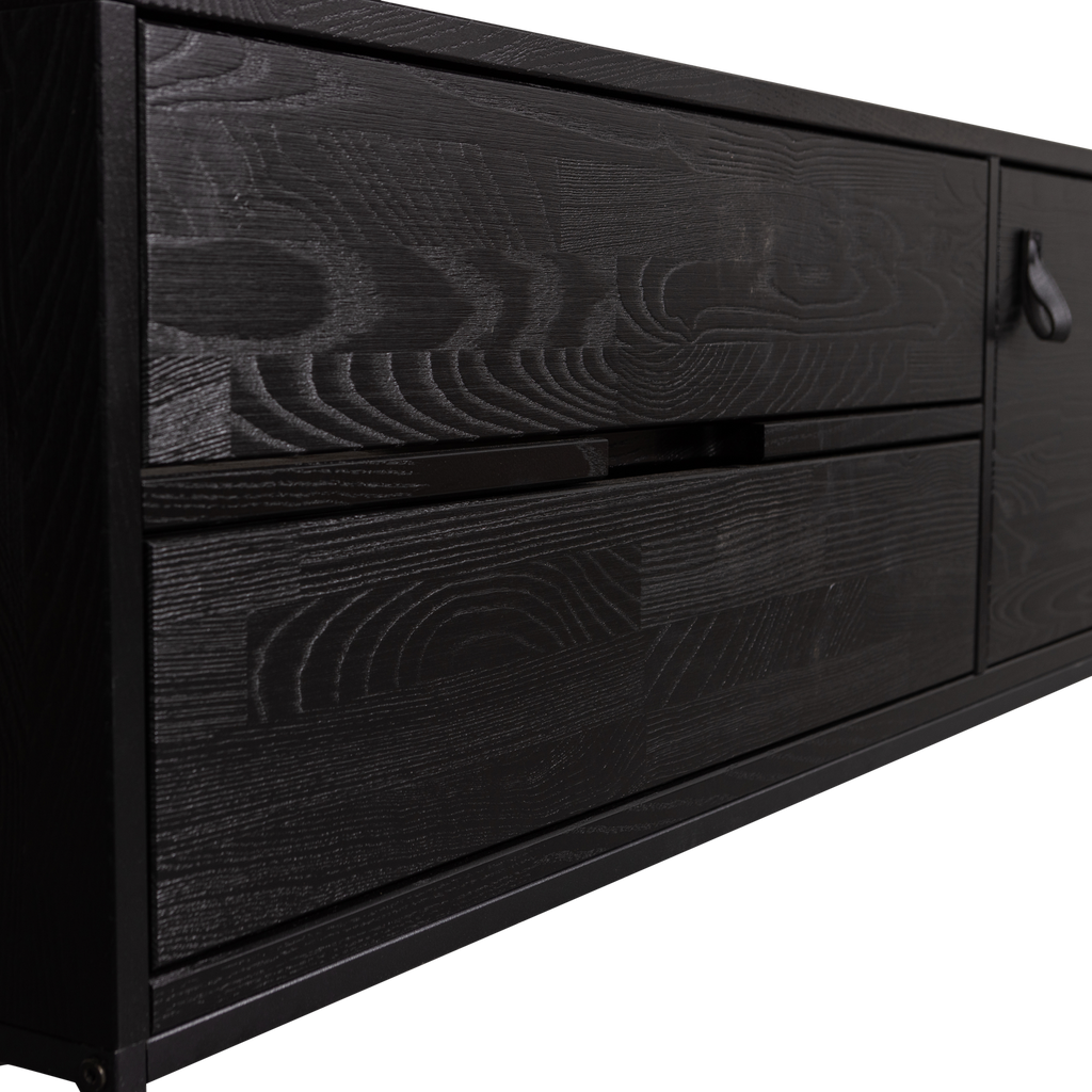 SILAS TV UNIT 120CM ASH BLACKNIGHT [fsc]