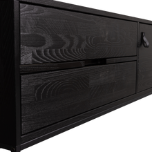 Laden Sie das Bild in den Galerie-Viewer, SILAS TV UNIT 120CM ASH BLACKNIGHT [fsc]