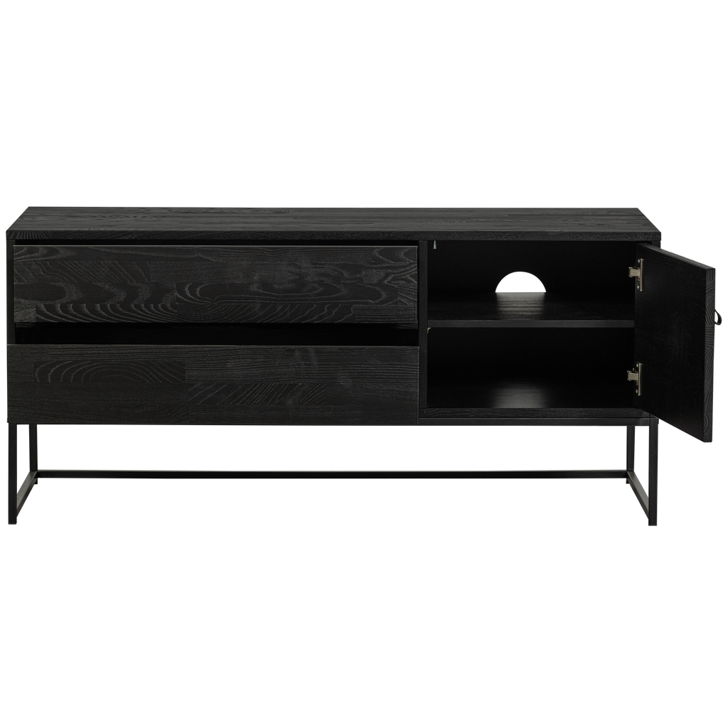 SILAS TV UNIT 120CM ASH BLACKNIGHT [fsc]
