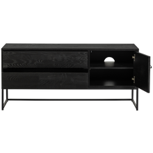 Laden Sie das Bild in den Galerie-Viewer, SILAS TV UNIT 120CM ASH BLACKNIGHT [fsc]