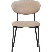 Laden Sie das Bild in den Galerie-Viewer, KJELD DINING CHAIR CHENILLE TEXTURED NATURAL