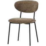 KJELD DINING CHAIR CHENILLE TEXTURED GREEN