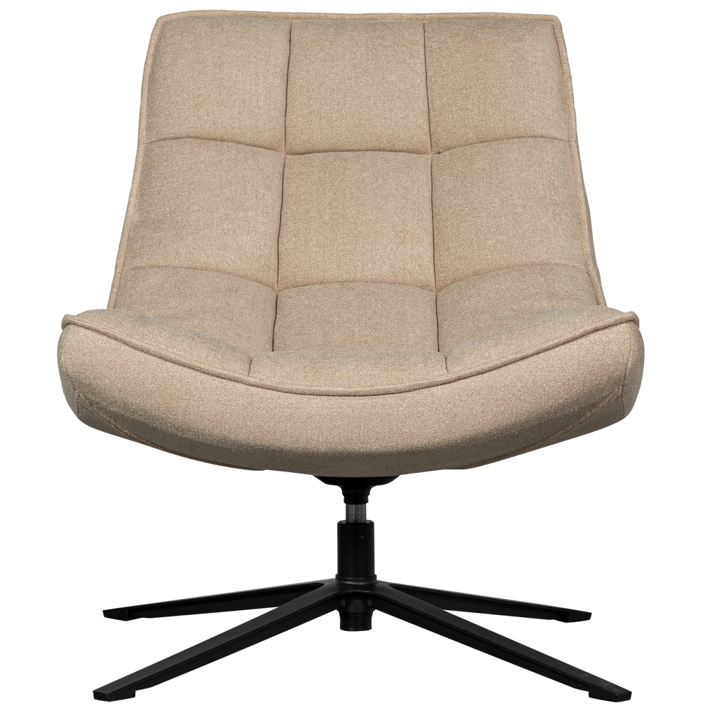 MAUDI SWIVEL ARMCHAIR NATURAL