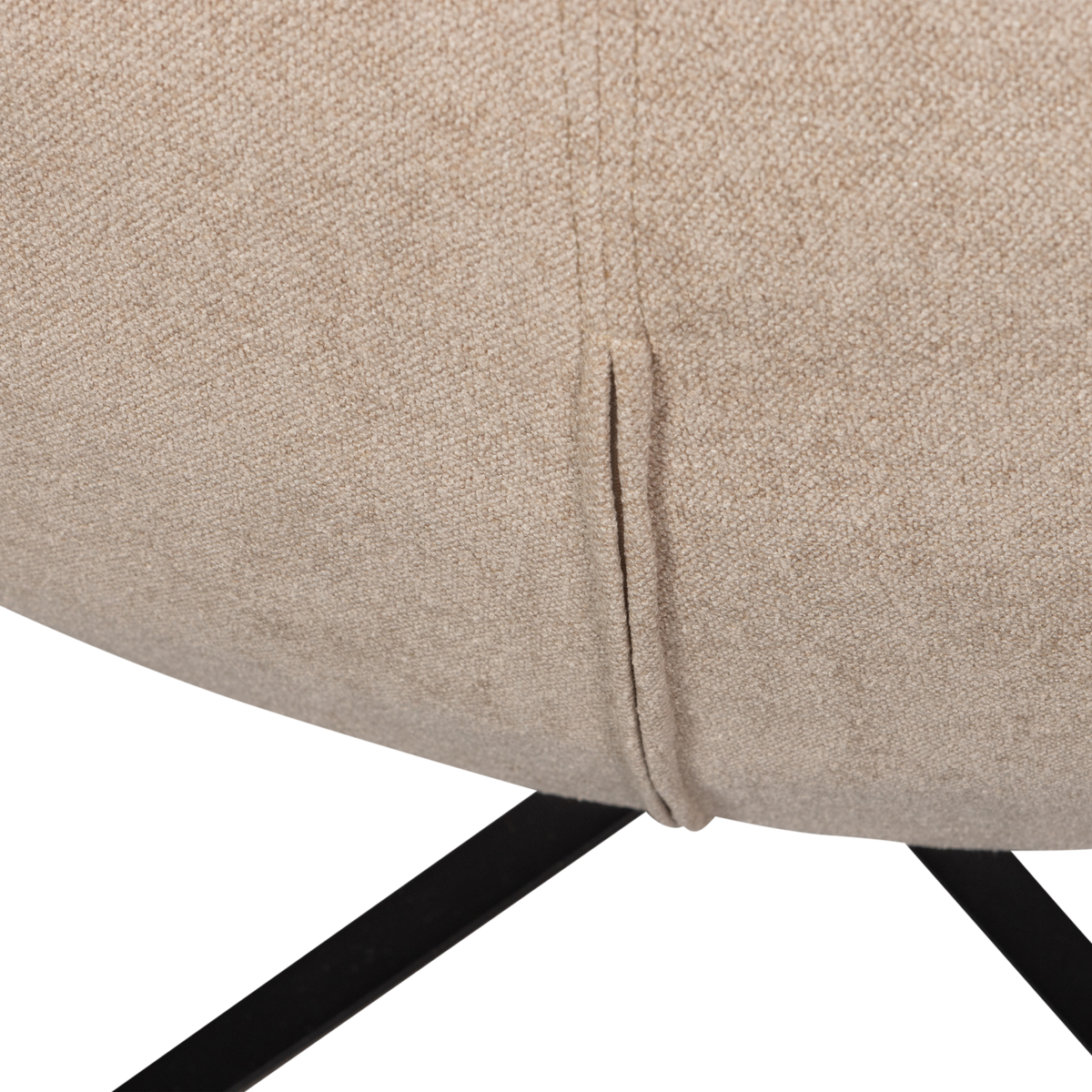MAUDI SWIVEL ARMCHAIR NATURAL