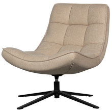 Laden Sie das Bild in den Galerie-Viewer, MAUDI SWIVEL ARMCHAIR NATURAL