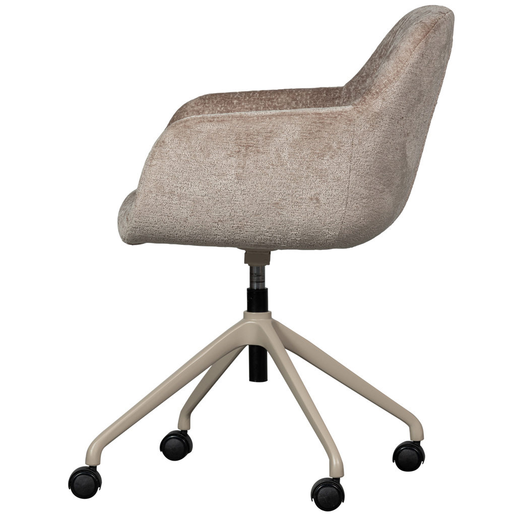 MORROS OFFICE CHAIR CHENILLE TAUPE