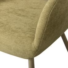 Cargar imagen en el visor de la galería, JENNY DINING CHAIR WOVEN FABRIC SAGE GREEN