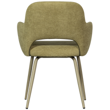 Cargar imagen en el visor de la galería, JENNY DINING CHAIR WOVEN FABRIC SAGE GREEN