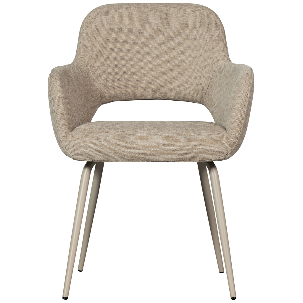 JENNY DINING CHAIR WOVEN FABRIC NATURAL