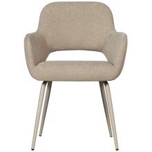 Cargar imagen en el visor de la galería, JENNY DINING CHAIR WOVEN FABRIC NATURAL