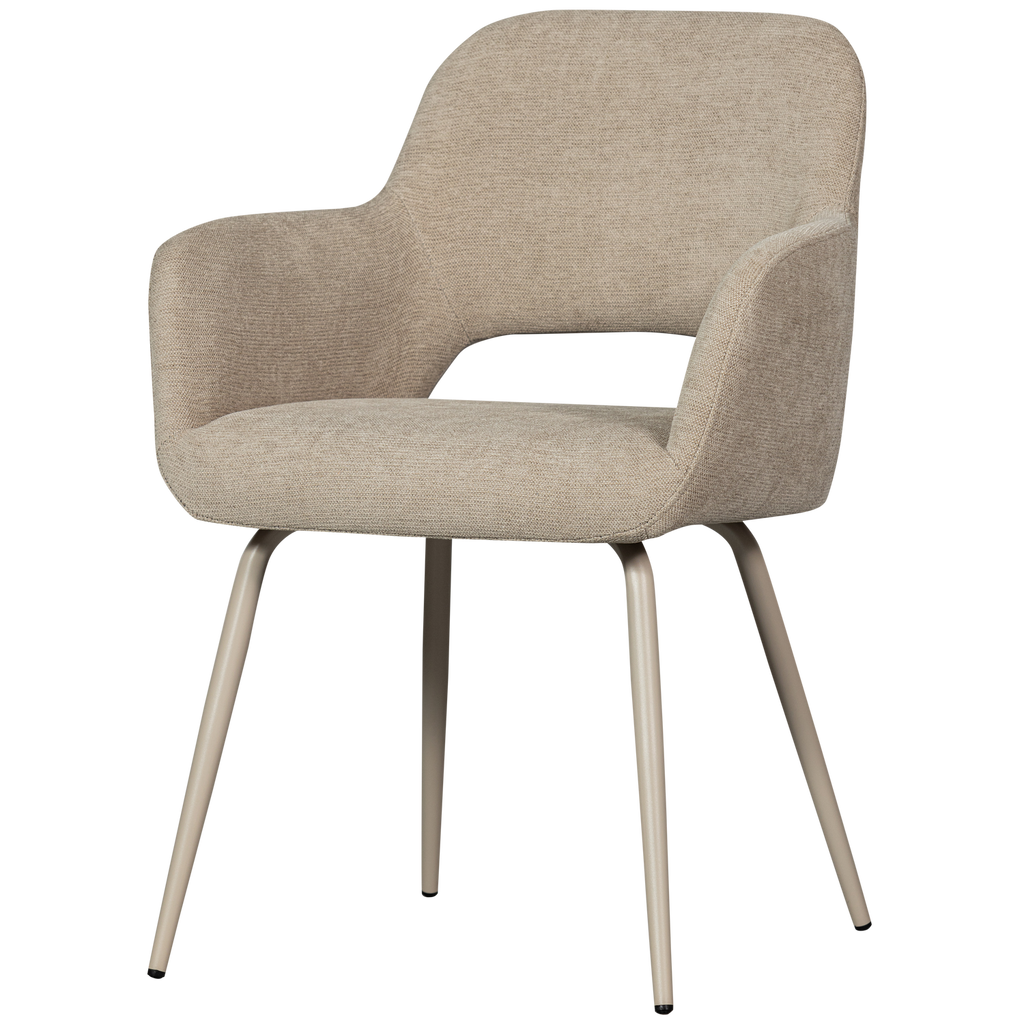JENNY DINING CHAIR WOVEN FABRIC NATURAL