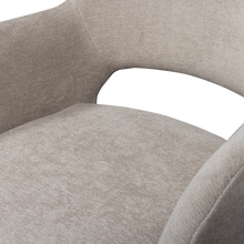 Cargar imagen en el visor de la galería, JENNY DINING CHAIR WOVEN FABRIC NATURAL