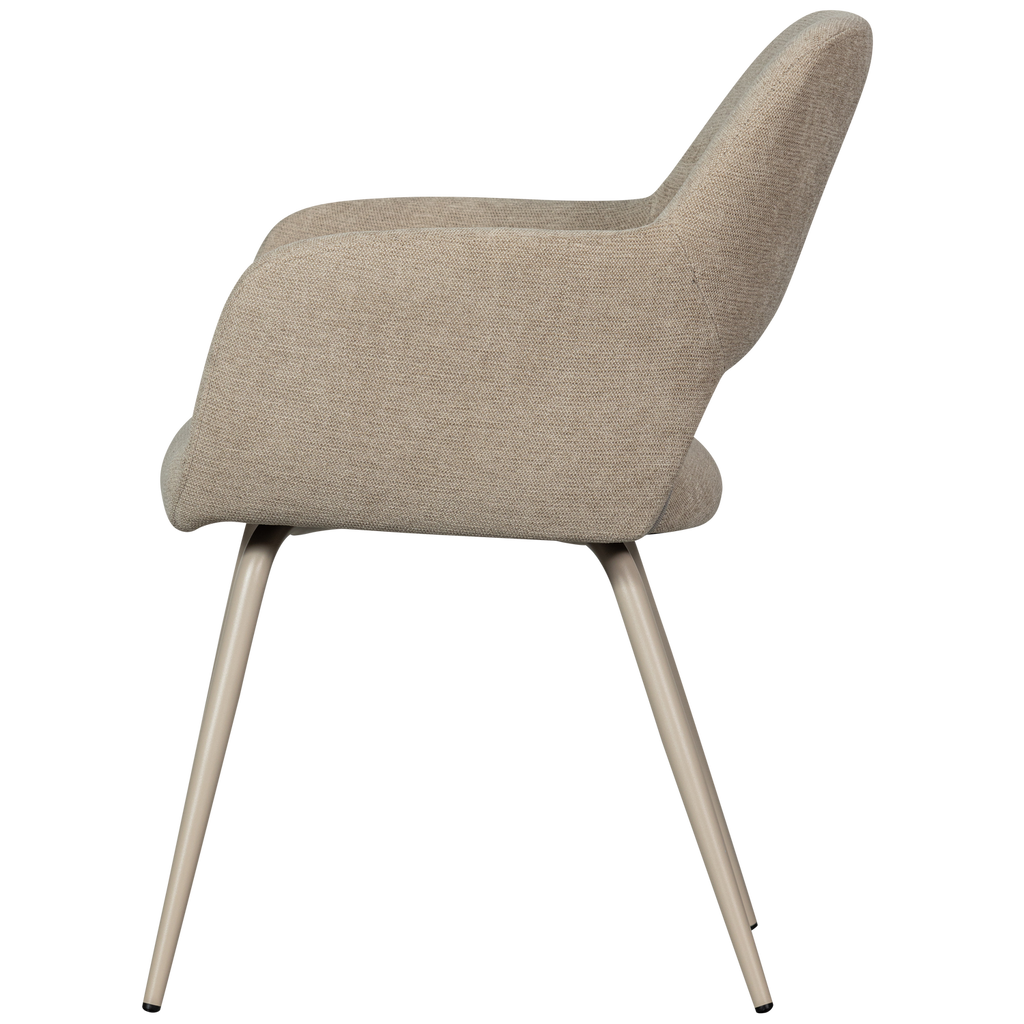 JENNY DINING CHAIR WOVEN FABRIC NATURAL