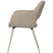 Cargar imagen en el visor de la galería, JENNY DINING CHAIR WOVEN FABRIC NATURAL