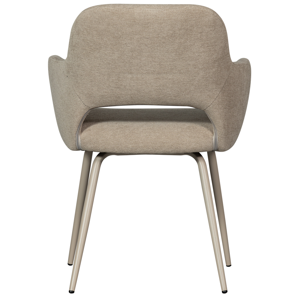 JENNY DINING CHAIR WOVEN FABRIC NATURAL
