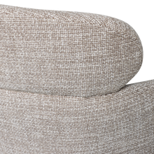 Laden Sie das Bild in den Galerie-Viewer, FENNE SWIVEL DINING CHAIR WOVEN FABRIC NATURAL