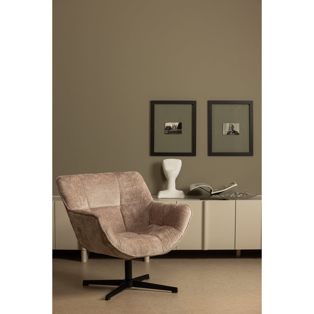 WIBO SWIVEL ARMCHAIR TAUPE
