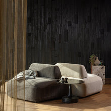 Load image into Gallery viewer, SOYA SIDE TABLE MANGO WOOD/GLASS BLACK