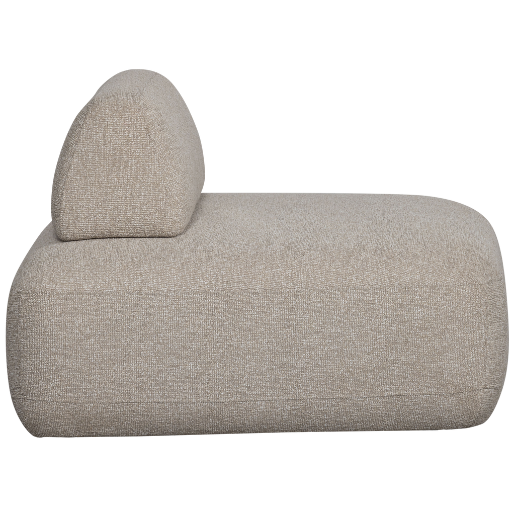 STERCK ARMCHAIR WITH MOVABLE BACKREST BOUCLE NATURAL