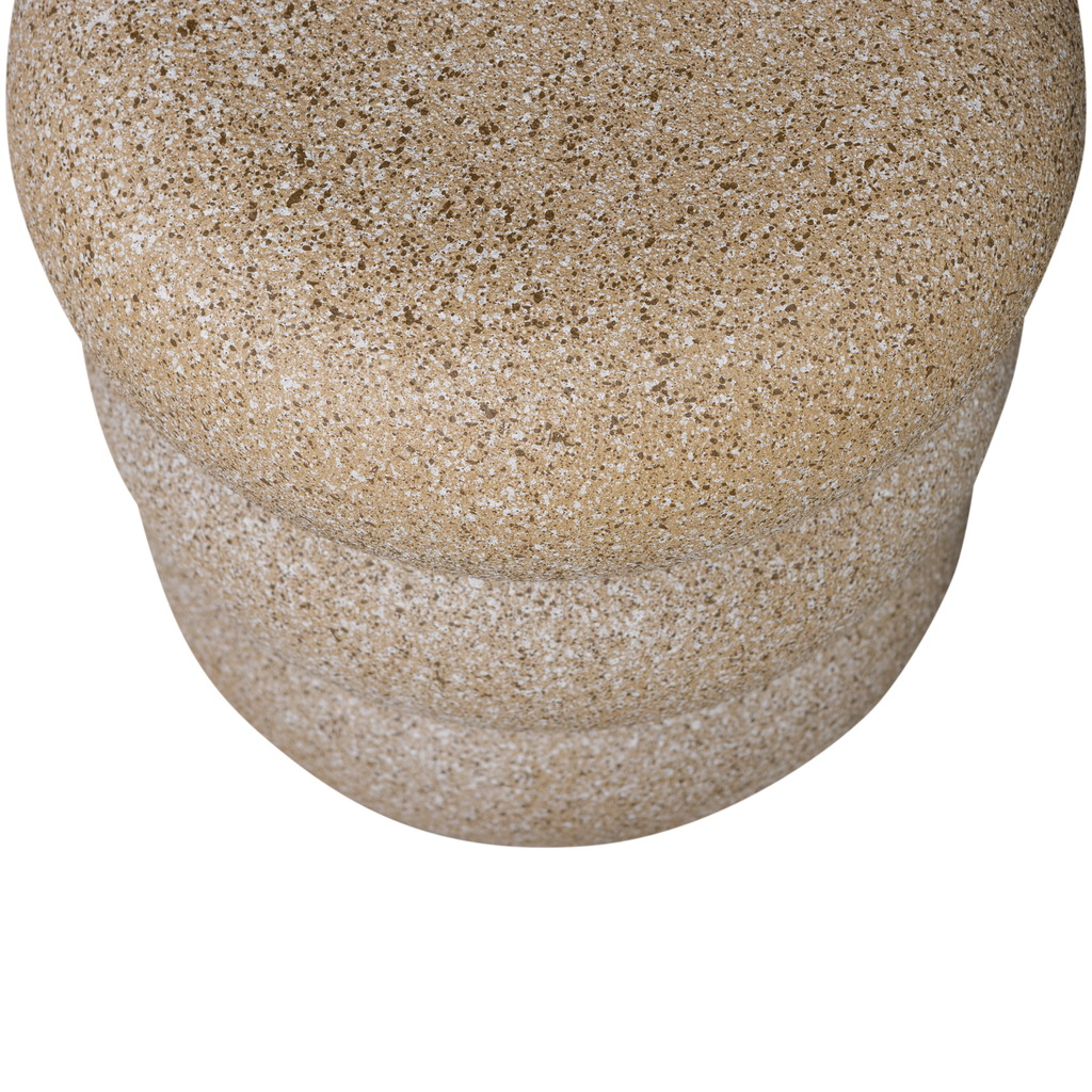 LAUREL SIDE TABLE WITH DOTS BEIGE