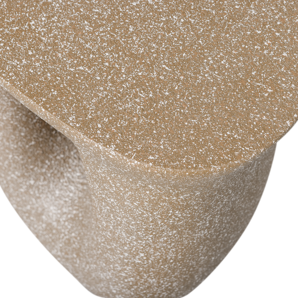 MOSON SIDE TABLE WITH DOTS BEIGE