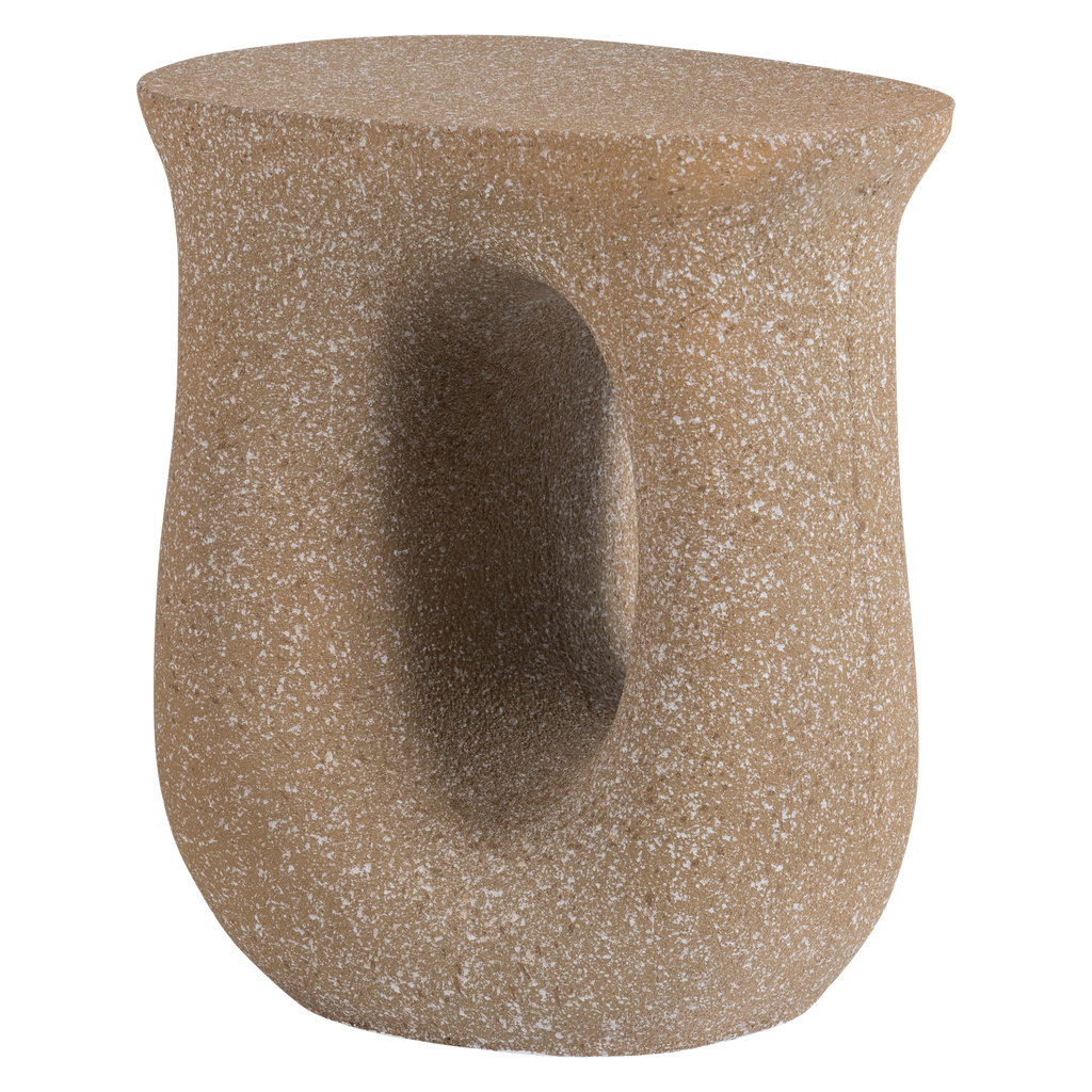 MOSON SIDE TABLE WITH DOTS BEIGE