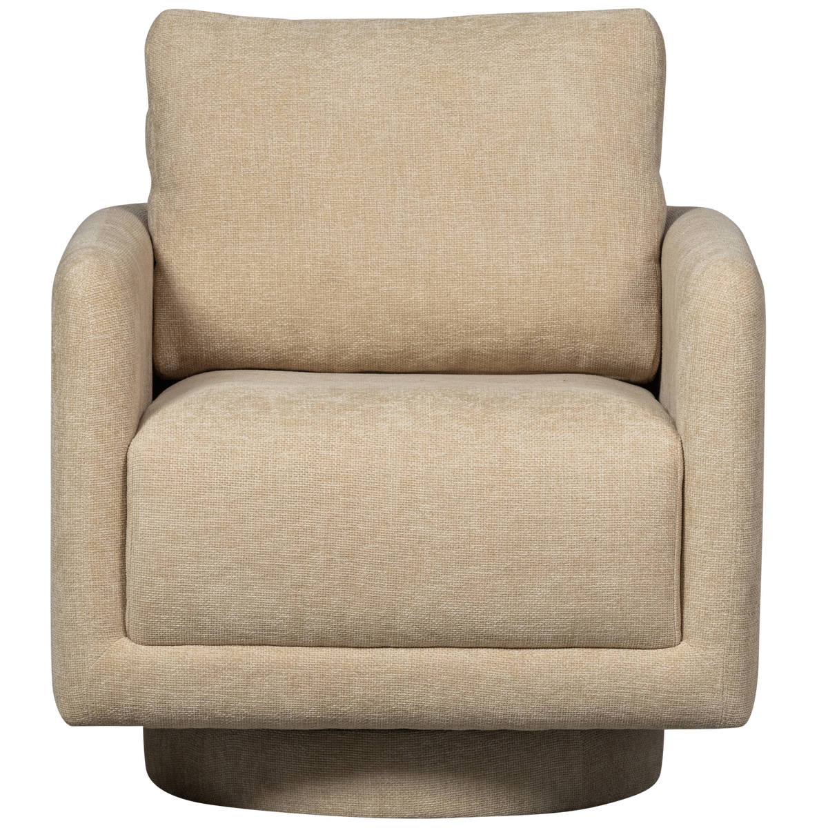OSCAR SWIVEL ARMCHAIR NATURAL