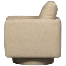 Laden Sie das Bild in den Galerie-Viewer, OSCAR SWIVEL ARMCHAIR NATURAL