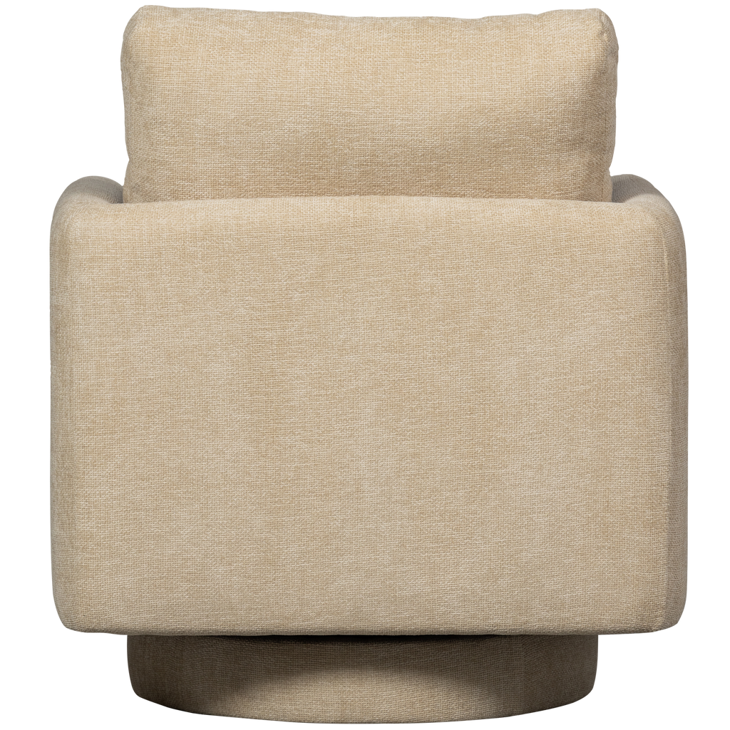 OSCAR SWIVEL ARMCHAIR NATURAL