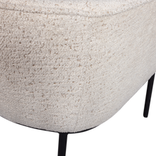 Laden Sie das Bild in den Galerie-Viewer, LEON DINING CHAIR BOUCLE NATURAL MELANGE