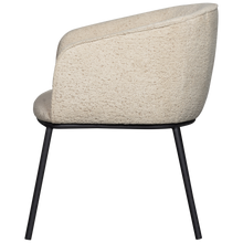 Laden Sie das Bild in den Galerie-Viewer, LEON DINING CHAIR BOUCLE NATURAL MELANGE