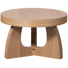 Load image into Gallery viewer, TALA SIDE TABLE MDF VENEER NATURAL 35xO55CM