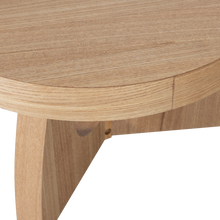 Load image into Gallery viewer, TALA SIDE TABLE MDF VENEER NATURAL 35xO55CM