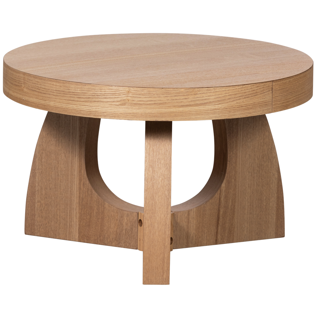 TALA SIDE TABLE MDF VENEER NATURAL 35xO55CM