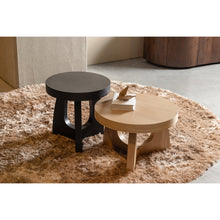 Load image into Gallery viewer, TALA SIDE TABLE MDF VENEER NATURAL 35xO55CM