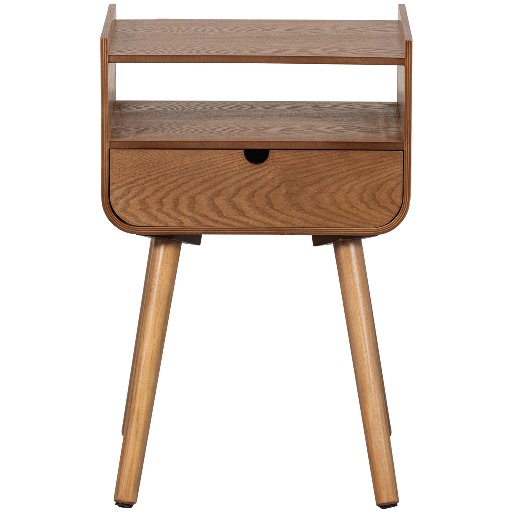 NILS NIGHTSTAND/SIDE TABLE WOOD NATURAL [fsc]