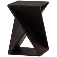 Load image into Gallery viewer, IKEM SIDE TABLE ACACIA WOOD DARK BROWN
