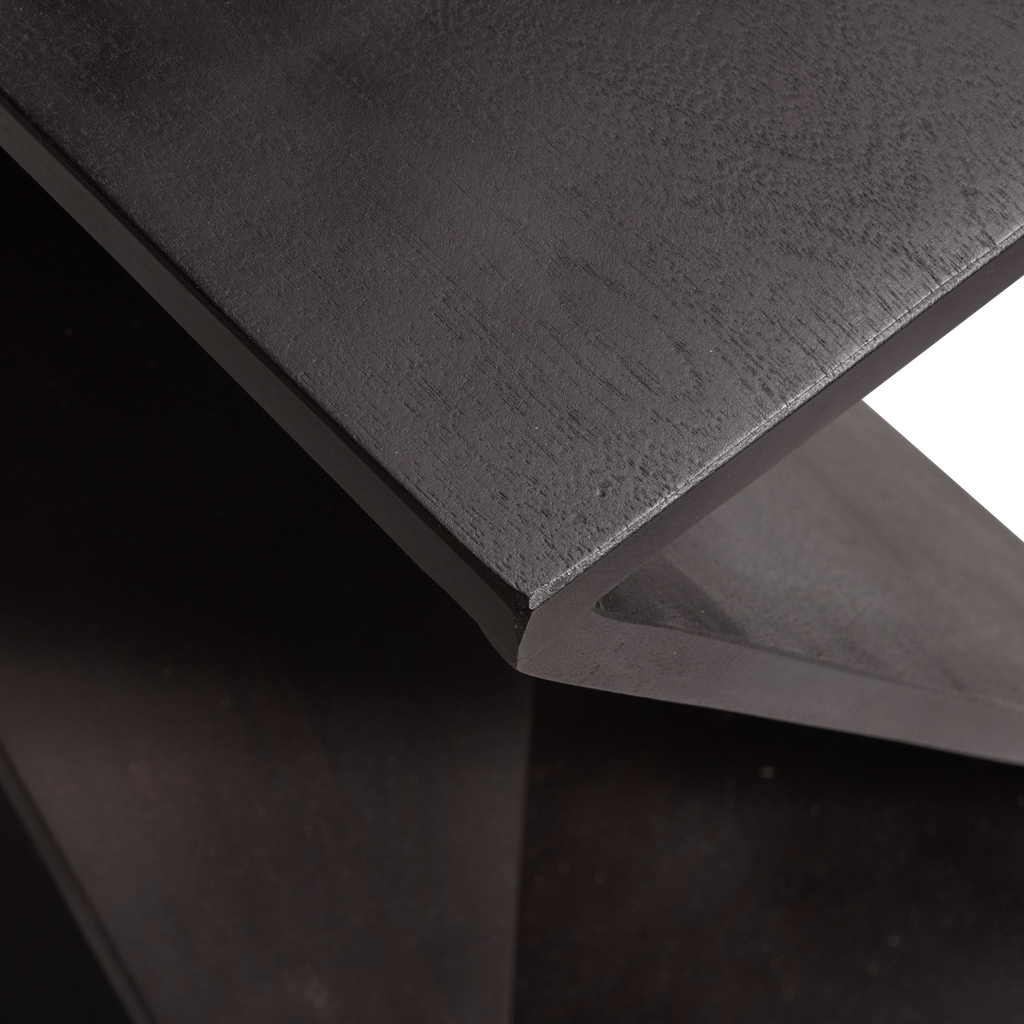 IKEM SIDE TABLE ACACIA WOOD DARK BROWN